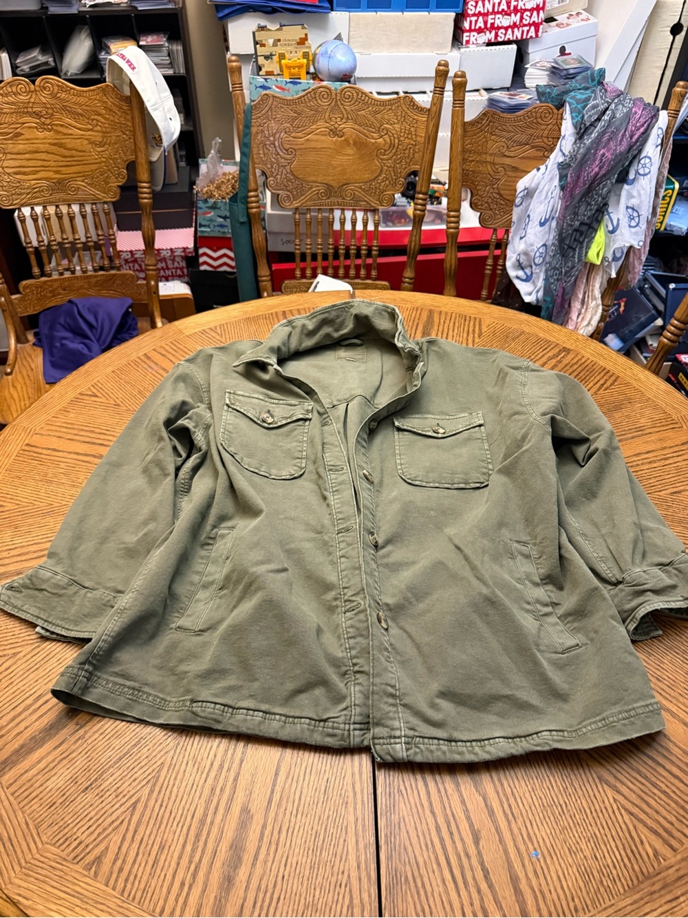 Olive Green Women's Utility Jacket